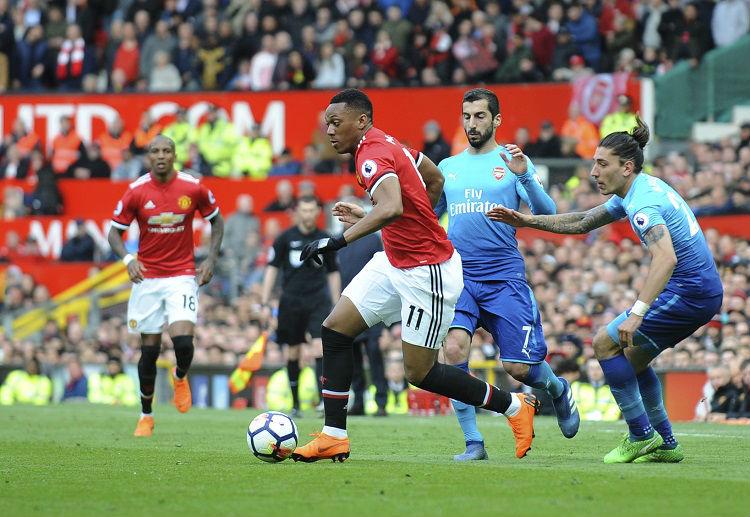 Football betting sites are all backing up Anthony Martial to step up and lead Manchester United against West Ham