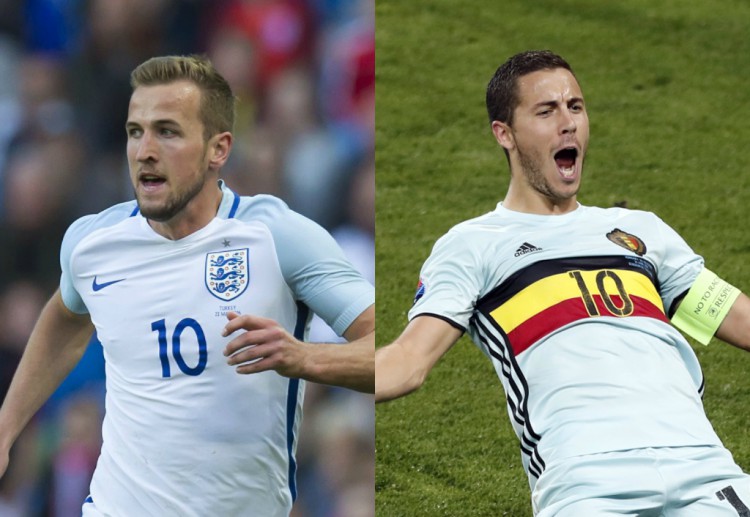 ทั้ง แฮร์รี เคน และ เอเด็น อาซาร์ ทั้งคู่ต่างก็เป็นตัวความหวังของทีมชาติเหมือนกัน