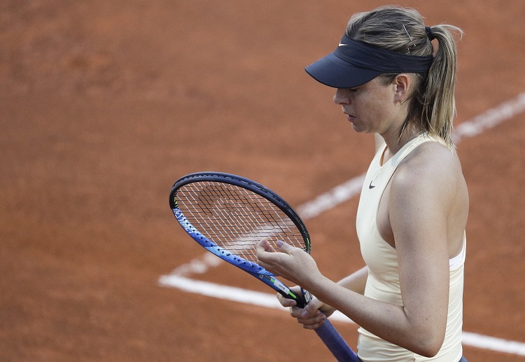 Maria Sharapova fails to thrill online gambling sites following her defeat to Simona Halep in the Italian Open Semi-Final