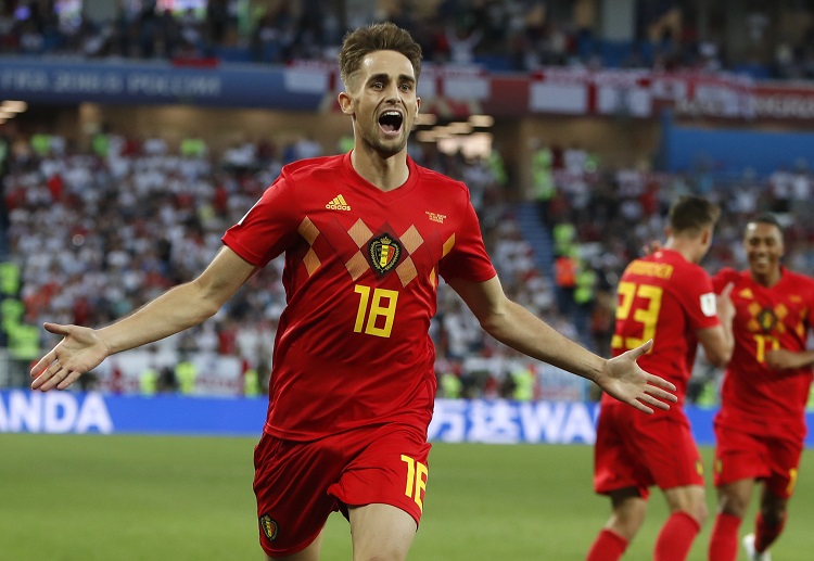 Adnan Januzaj with a beauty of a goal for Belgium vs England