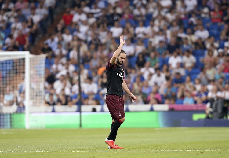 Gonzalo Higuain will make his debut in Serie A Napoli vs Milan match