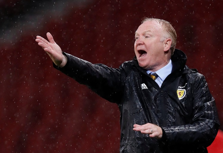 Scotland manager Alex McLeish during his side's UEFA Nations League match against Albania