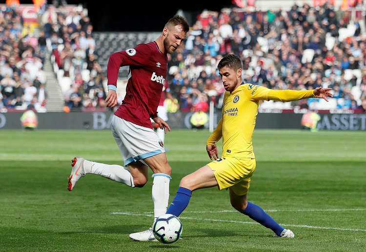 Jorginho completed 180 passes vs West Ham, the most attempted in a single Premier League game since 2003/04