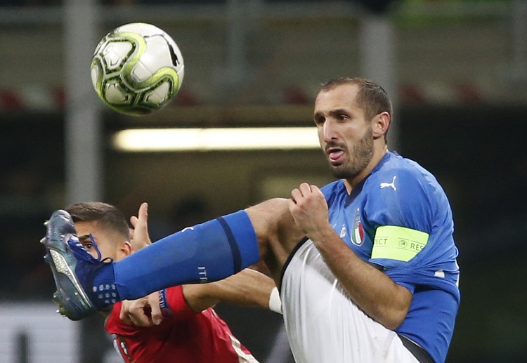 Giorgio Chiellini’s experience as a veteran Italian players is not enough to beat Portugal in UEFA Nations League clash