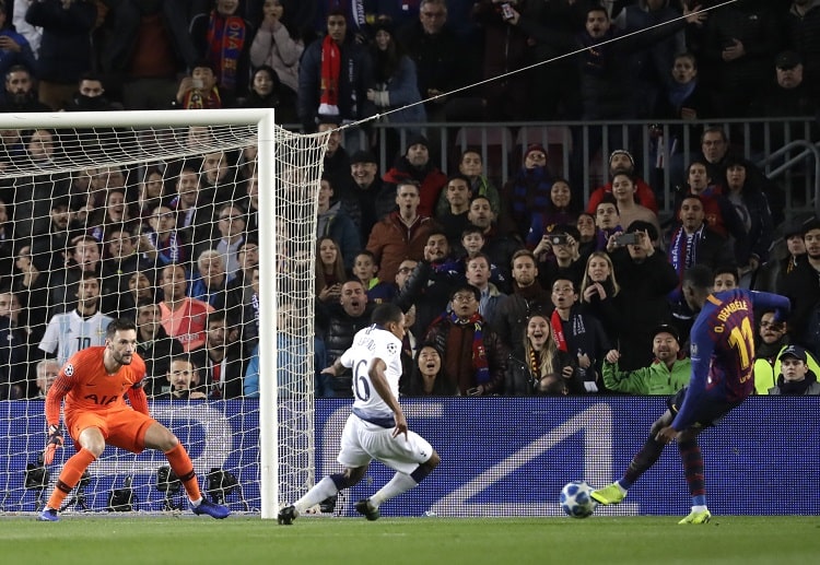 Dembele's early goal gave Barcelona's Champions League crowd something to cheer for