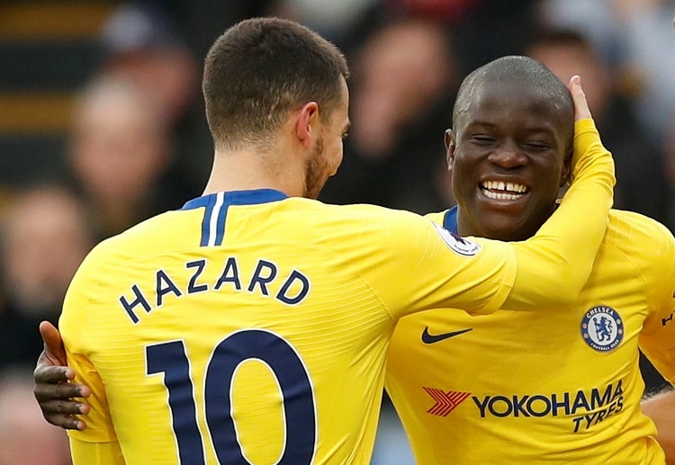 N’Golo Kante scored his third goal this season as Chelsea moved up to 43 points in Premier League