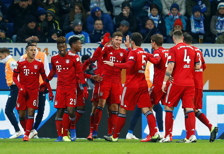 Leon Goretzka is in good form after scoring two goals in the first half against Hoffenheim in their Bundesliga clash