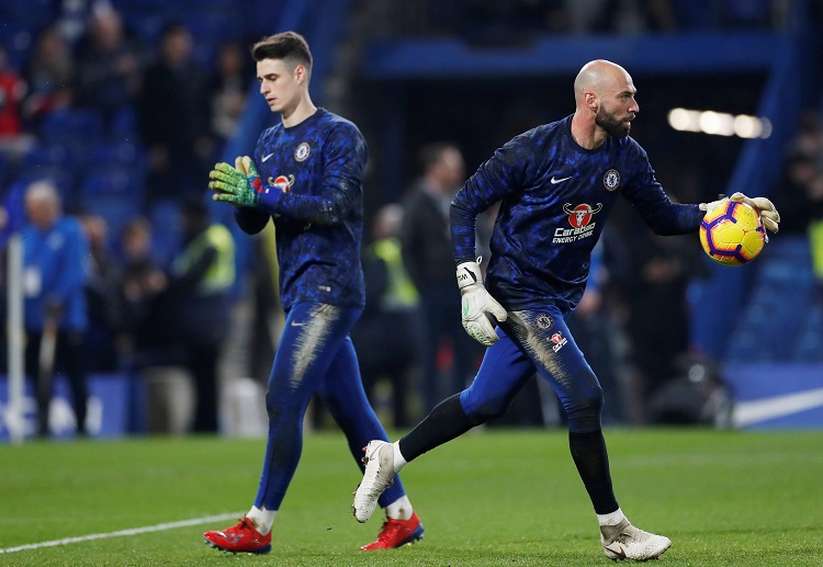 Willy Caballero started in place of Kepa as Chelsea routs Tottenham in the Premier League