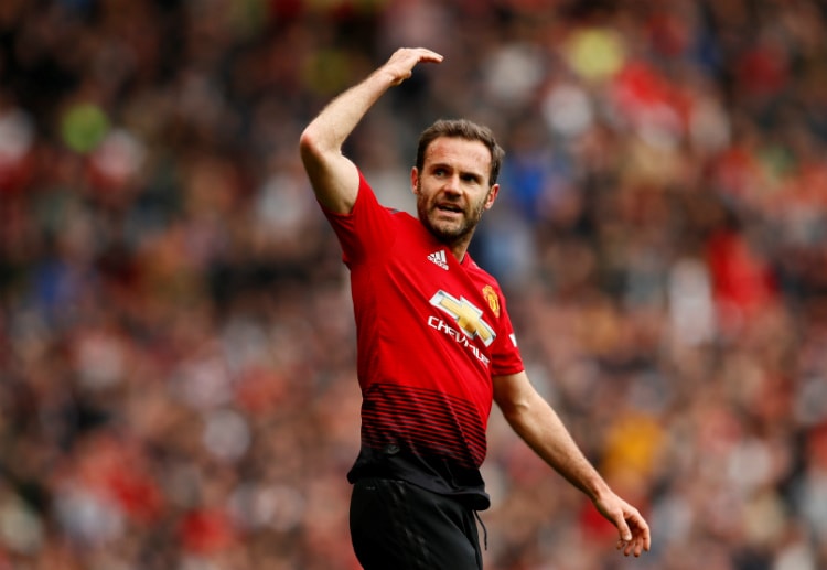 Juan Mata's well worked goal put Manchester United on lead against Chelsea