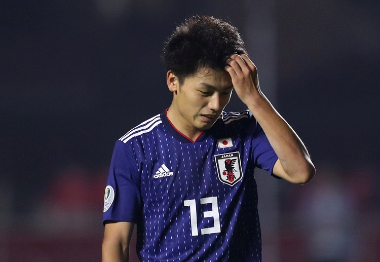 Unlucky Ayase Ueda misses opportunity to equalise during the first half of their Copa America clash with Chile