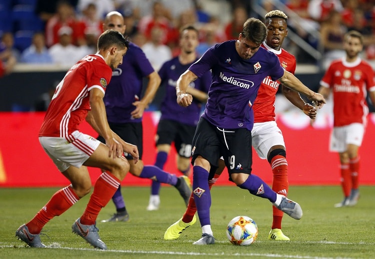 Fiorentina failed to hold on as they suffer an International Champions Cup match against Benfica