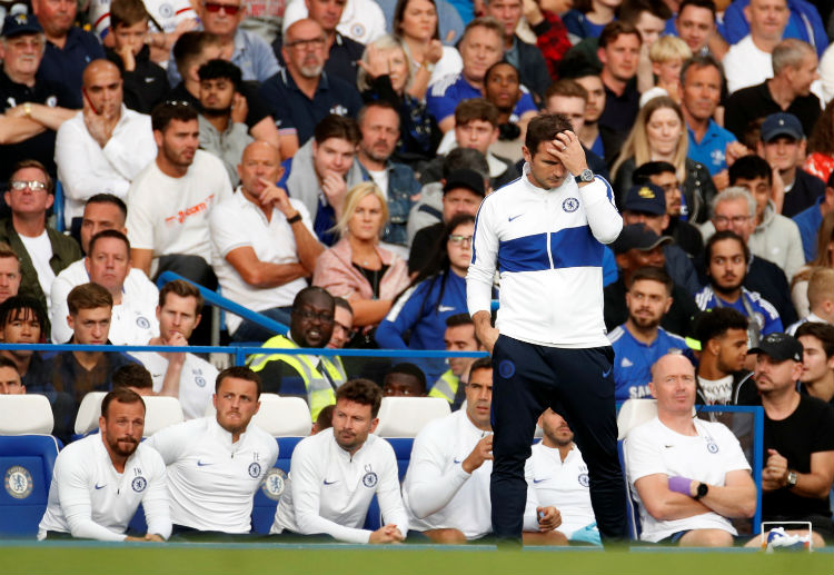 Frank Lampard is not happy with Chelsea's 1-1 draw versus Leicester City in the Premier League