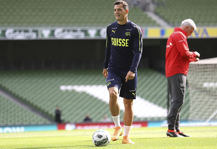 กรานิต ชาก้า มีชื่อติดทีมชาติสวิตเซอร์แลนด์ ชุดลุยศึกฟุตบอล ยูโร 2020 รอบคัดเลือก