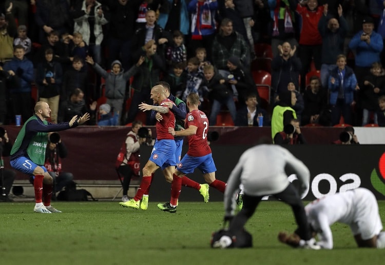 Zdenek Ondrasek scores game-winner for Czech Republic during the second-half of Euro 2020 qualifiers clash against England