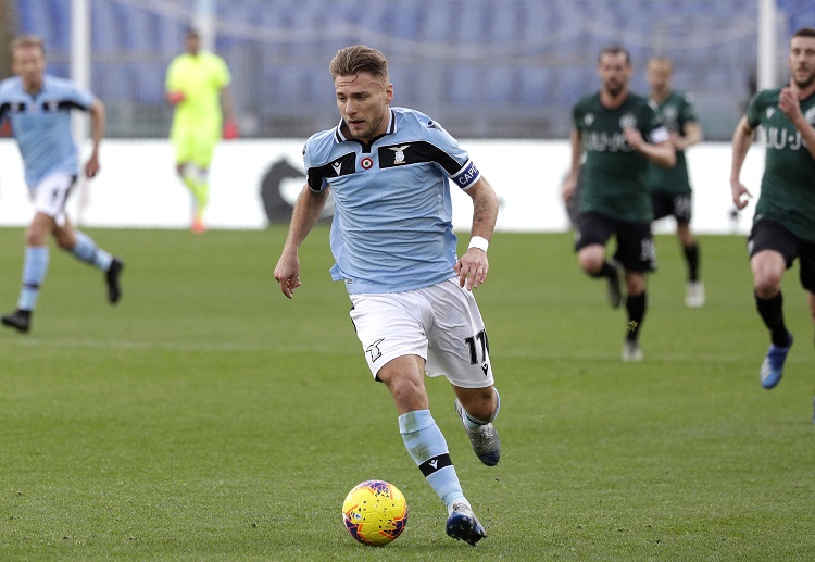 Lazio striker Ciro Immobile is so far the player of the season for Serie A