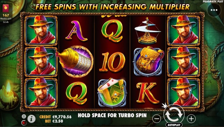 Get ready for the slots adventure of a lifetime with Da Vinci's Treasure