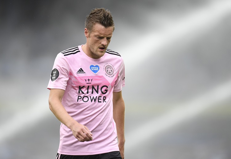 英超 莱斯特城 的瓦尔迪的行动瞬间