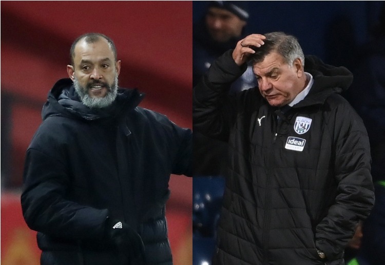 Nuno Espirito Santo and Sam Allardyce will both aim to celebrate win in Premier League