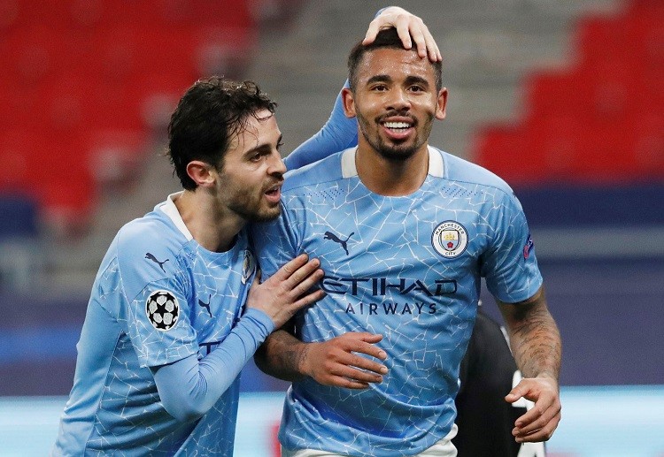 欧冠杯曼城热苏斯的赛场动态