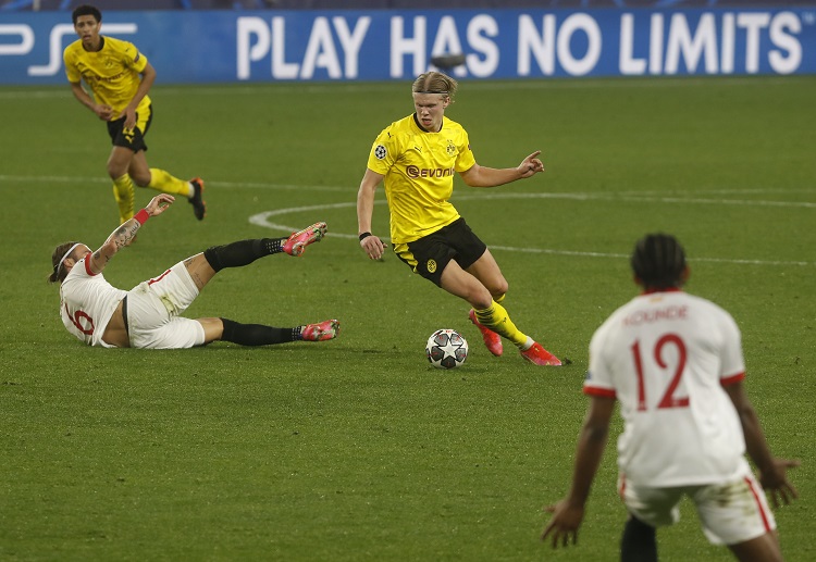 Erling Haaland led Dortmund to a crucial Champions League win against Sevilla