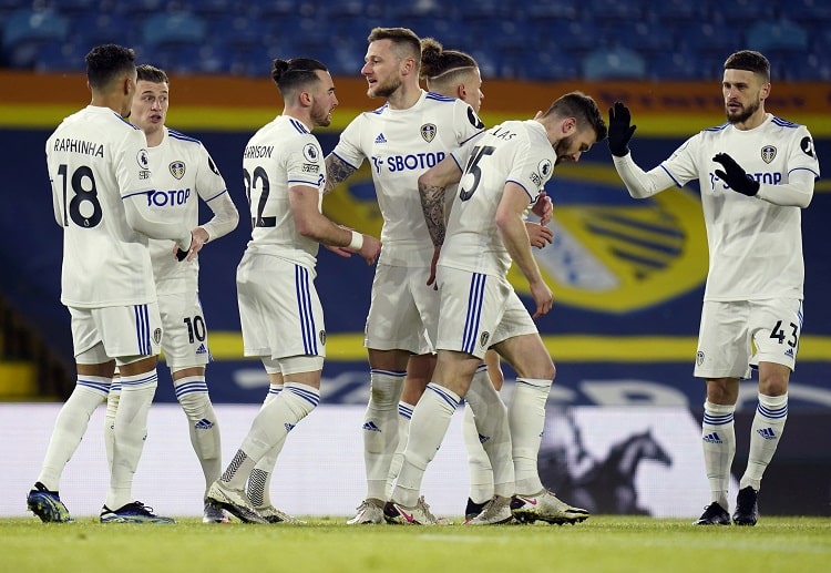 Jack Harrison only needed three minutes to get Leeds' first goal of this Premier League match