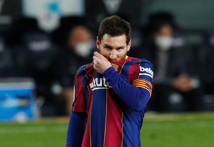 西甲 巴塞罗那 的梅西遇到破门良机