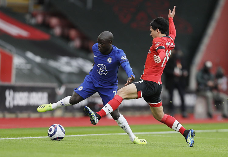 英超 切尔西 的坎特的行动瞬间