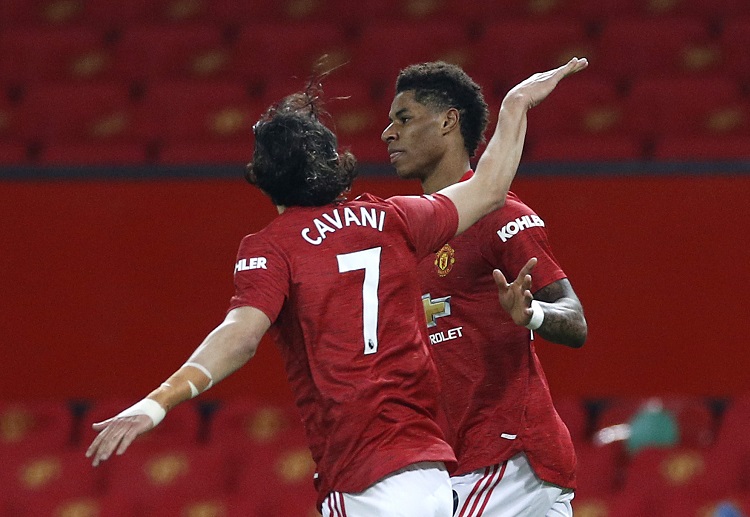 Marcus Rashford looks to lead Man United against Granada in the Europa League