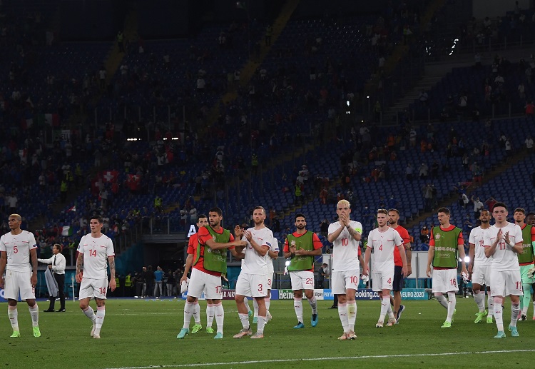 欧洲杯瑞士 扎卡获得绝佳进球机会