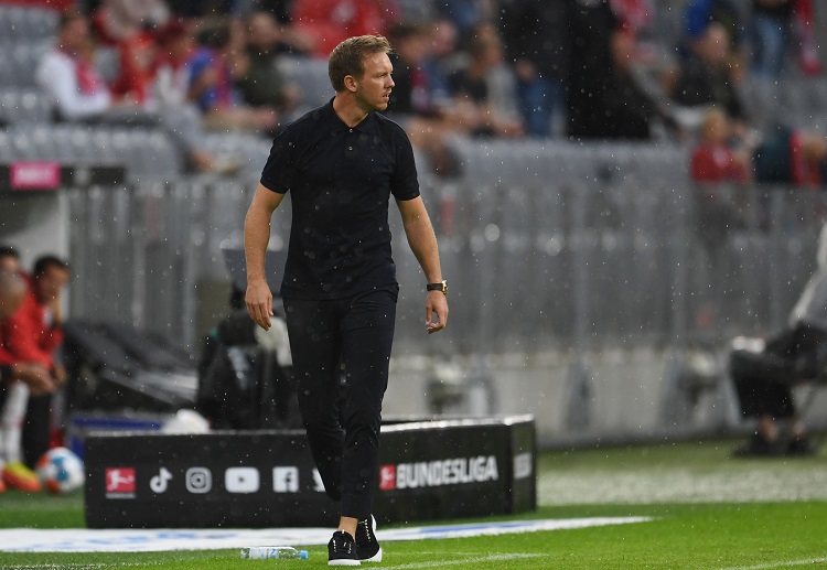 Julian Nagelsmann has his first Bundesliga win as Bayern coach