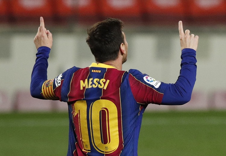 Barcelona's Lionel Messi leads the goal scoring in La Liga