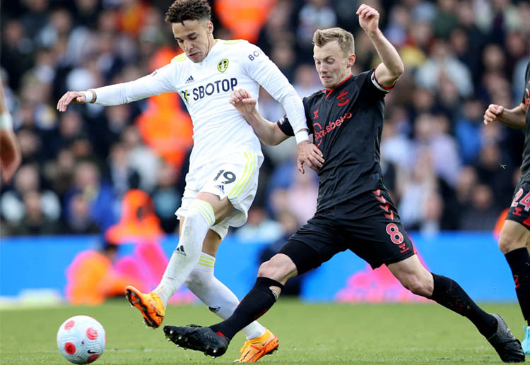 Southampton’s James Ward-Prowse scored the equaliser to get a point in their Premier League match against Leeds United