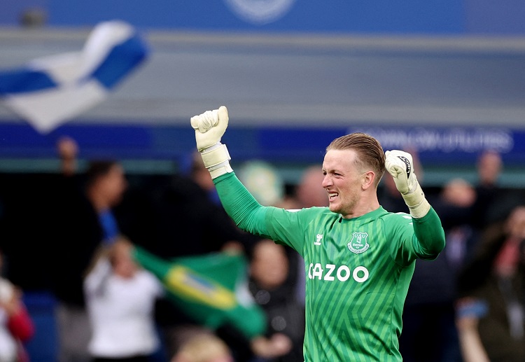 Jordan Pickford is keen for Everton to stay in the Premier League next season