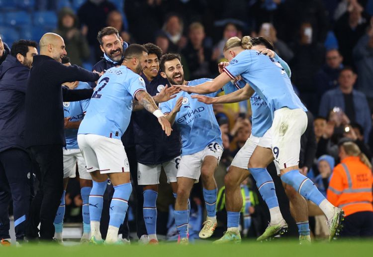 Erling Haaland scored a brace in Manchester City’s last Premier League match against Leeds United