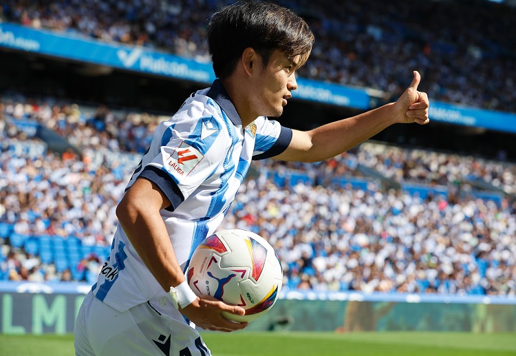 Takefusa Kubo is the leading top goal scorer for the La Liga club Real Sociedad