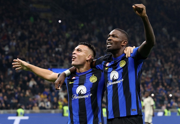 意甲联赛 新援图拉姆成为劳塔罗的最佳锋线搭档。