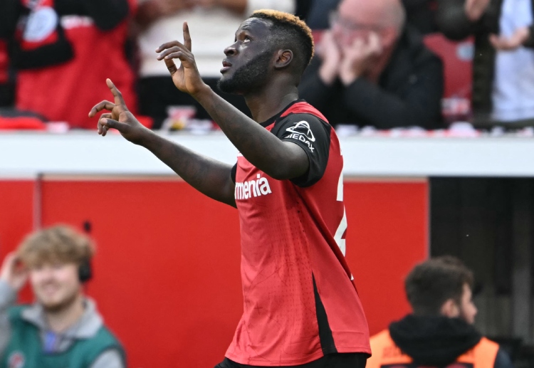 Champions League: Victor Boniface scored in Bayer Levekusen's 2-1 Bundesliga win against Eintracht Frankfurt