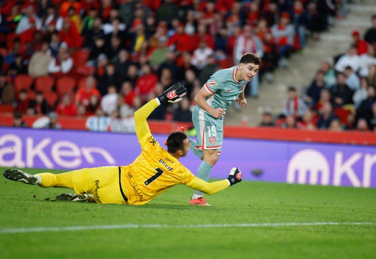 Julian Alvarez scored on the 61st minute of Atletico Madrid's 0-1 win against Mallorca in the La Liga