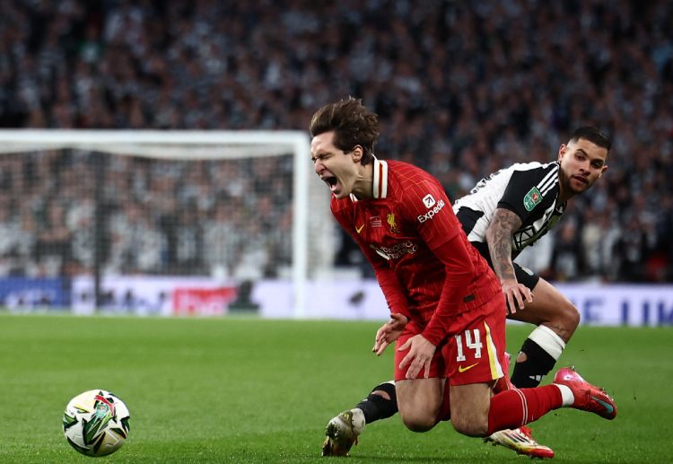 英联杯 伤停补时第4分钟，替补登场的小基耶萨攻入一球，为利物浦挽回一丝颜面。