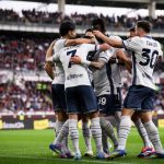 意甲联赛 第14分钟，扎莱夫斯基接应巴斯托尼传球后脚破门，帮助国米取得领先