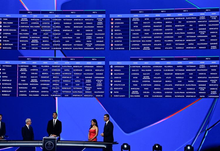 Undian fase awal Liga Champions UEFA berlangsung menarik