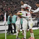 欧洲联赛 努贝尔从后场精准长传，布阿纳尼破门，斯图加特1比0领先