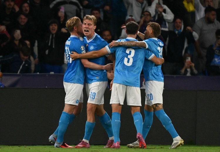 意甲联赛 霍伊伦德预计将继续出任单前锋,支撑那不勒斯锋线