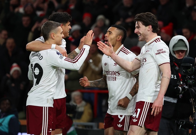 Declan Rice bagged a brace in Arsenal’s Premier League victory over Bournemouth