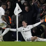 英超联赛 富勒姆在克拉文农场凭借威尔逊的绝杀，以2比1逆转布莱顿