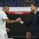 西甲联赛 皇马前锋姆巴佩本赛季已在各项赛事中出战25场并打入29球，伤愈复出后有望重新打开进球账户