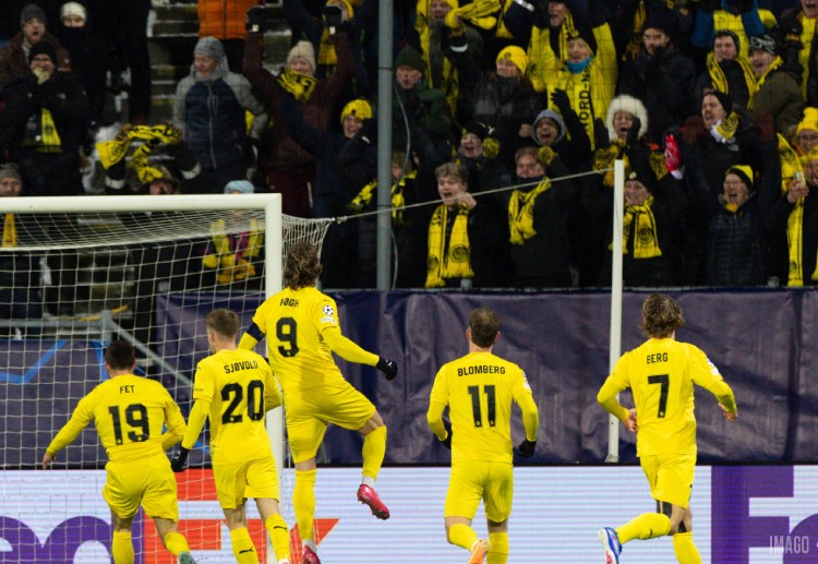 欧冠联赛 博德闪耀锋线火力十足，霍格近三场欧冠比赛打入四球。