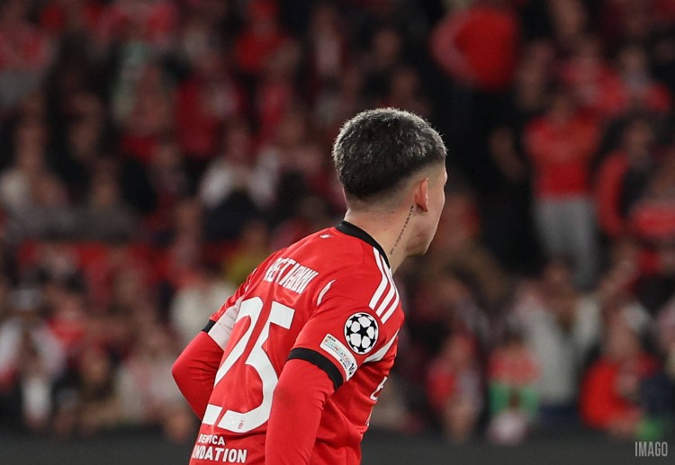Gianluca Prestianni is set to miss the second leg of Benfica’s Champions League tie against Real Madrid