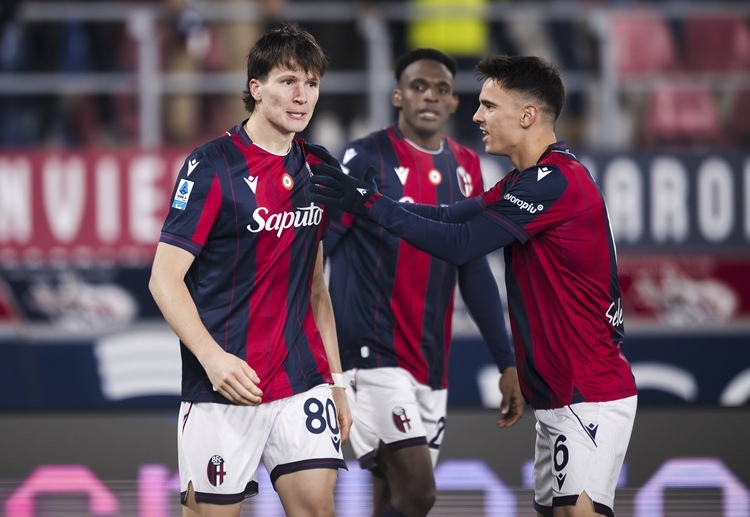 Bologna chạm trán đối thủ AC Milan ở vòng 23 Serie A 2025/26