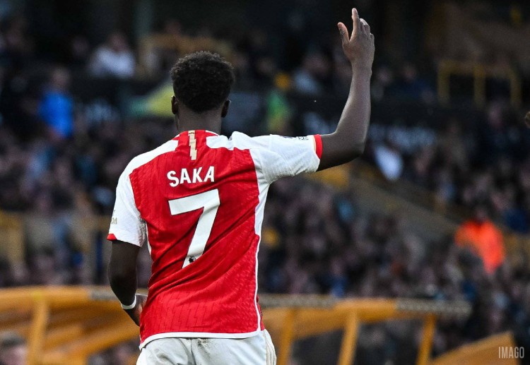 英超联赛 阿森纳锋线主力萨卡伤愈复出